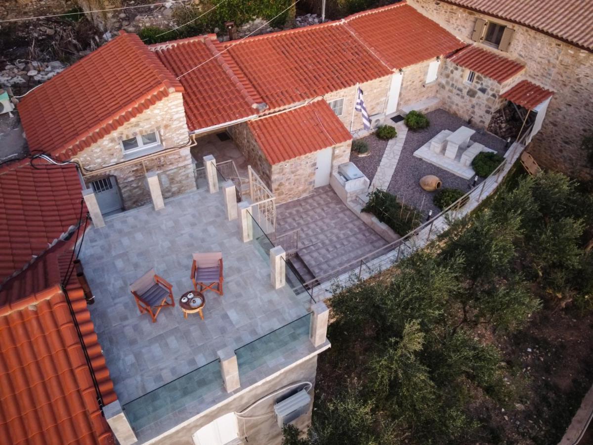 Villa Somatiana- Traditional Stone House , West Mani Thalámai Exterior foto
